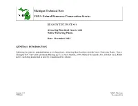 Michigan Technical Note USDA-Natural Resources