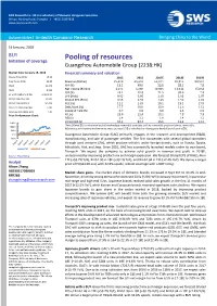 Pooling of Resources Initiation of Coverage Guangzhou Automobile Group (2238:HK)