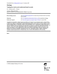 Benton, M.J. and Simms, M.J. 1995. Testing the Marine and Continental
