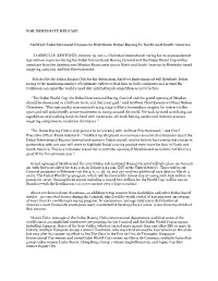 For Immediate Release