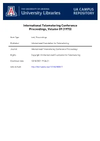 Proceedings, ITC/USA