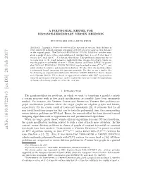Polynomial Kernel for Distance-Hereditary Deletion