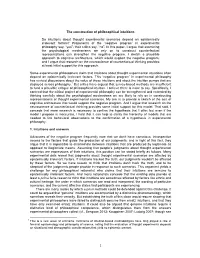 Answers for Discipline Filosofiche