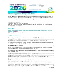 Fis-His-2020-Abstract-Supplement-Free-Paper.Pdf