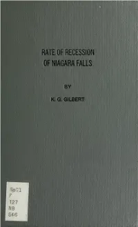 Rate of Recession of Niagara Falls