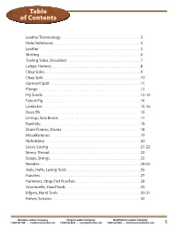 Table of Contents