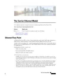 The Carrier Ethernet Model
