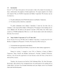 1.0 Introduction from 21Th to 24Th June, I Have Gone to USA and Spent
