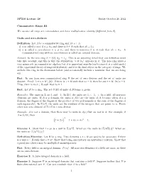28. Com. Rings: Units and Zero-Divisors