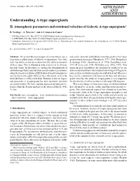 ASTRONOMY and ASTROPHYSICS Understanding A-Type Supergiants II