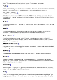 File://# Ftp:// Ftps:// Ftpes://# Sftp://# Smb://# Http