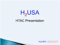 H2USA HTAC Presentation H2USA Founding Organizations