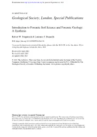 Introduction to Forensic Soil Science and Forensic Geology: a Synthesis