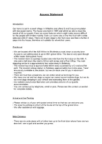 Access Statement