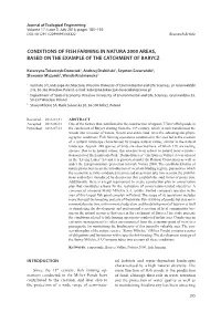 Conditions of Fish Farming in Natura 2000 Areas, Based on the Example of the Catchment of Barycz