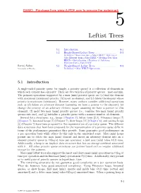 Leftist Trees