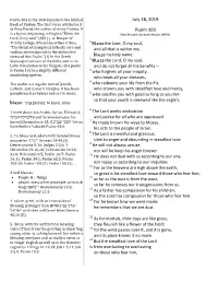 Text Study Sheet Psalm 103 7282019