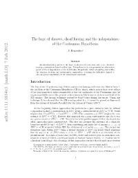 The Logic of Sheaves, Sheaf Forcing and the Independence of The