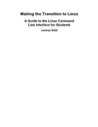 A.5.1. Linux Programming and the GNU Toolchain