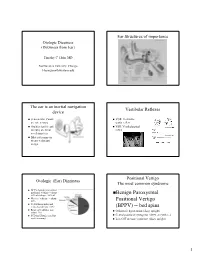 Nbenign Paroxysmal Positional Vertigo (BPPV)