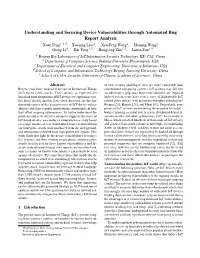 Understanding and Securing Device Vulnerabilities Through Automated