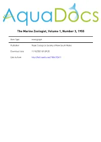 Marine Zoologist V1 No3.Pdf