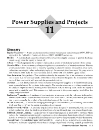 Chapter 11 Alternating-Current Power the Text for the Theory Portion of This Chapter Was Written by Ken Stuart, W3VVN