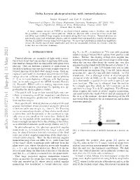 Delta Baryon Photoproduction with Twisted Photons