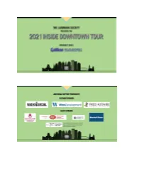 Click Here for a PDF of the Tour Program