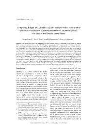 Comparing Filippi and Luiselli's (2000) Method with a Cartographic