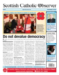Do Not Devalue Democracy