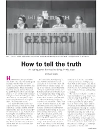 How to Tell the Truth