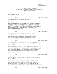Recently Ordered Several Verizon Wireless Stores to Strike Certain Employee Handbook Policies