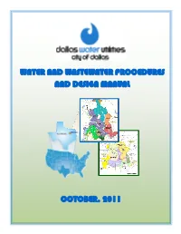 Water and Wastewater Procedures and Design Manual October, 2011