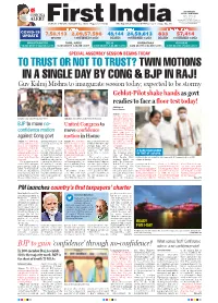 In a Single Day by Cong & Bjp in Raj!