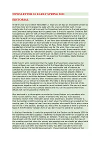 Newsletter 81 Early Spring 2011