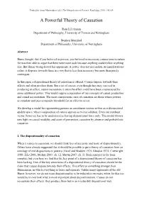 Powers and Causation