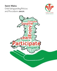 Swim Wales Child Safeguarding Policies and Procedures (SWCSP)