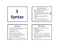 BNF • Syntax Diagrams