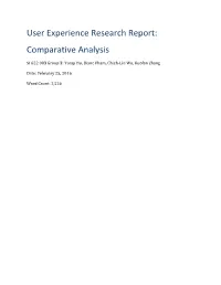 Comparative Analysis