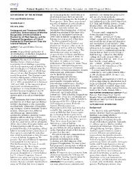 Determinations of Whether Designation Of