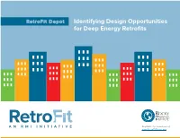 Identifying Design Opportunities for Deep Energy Retrofits