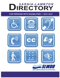 Persons with Disabilities Directory