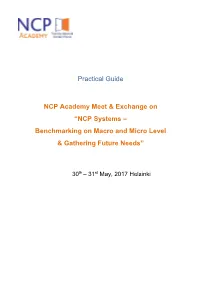 Practical Guide NCP Academy Meet & Exchange on “NCP Systems