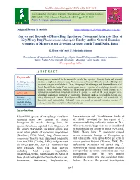 Survey and Records of Mealy Bugs Species on Cotton and Alternate