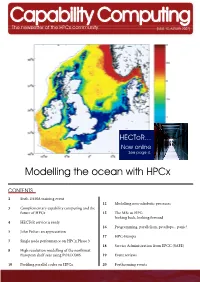 Capability Computing the Newsletter of the Hpcx Community [ISSUE 10, AUTUMN 2007]