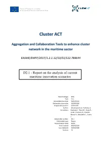 Cluster ACT – D2.1
