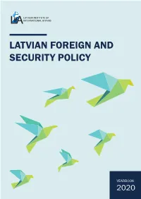 Latvian Foreign and Security Policy