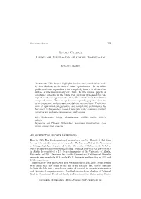 Ronald Graham: Laying the Foundations of Online Optimization