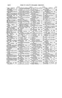 INDEX to KELLY's MIDDLESEX Dffiectory • Lower Halliford, See